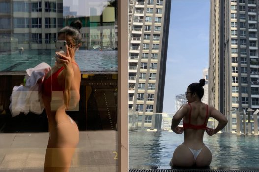 Mông căng săn chắc phang hơi đau háng